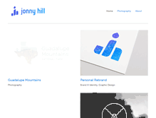 Tablet Screenshot of jonnyhilldesign.com